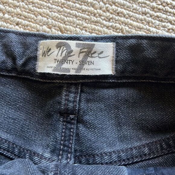 FREE PEOPLE denim black shorts 27 - Picture 7 of 12